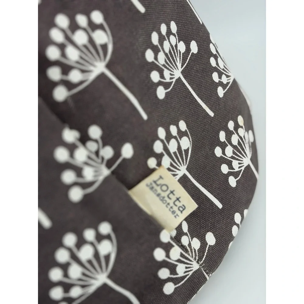 Lotta Jansdotter Fabric Container/Basket, Dandelion Design, 100 % Cotton